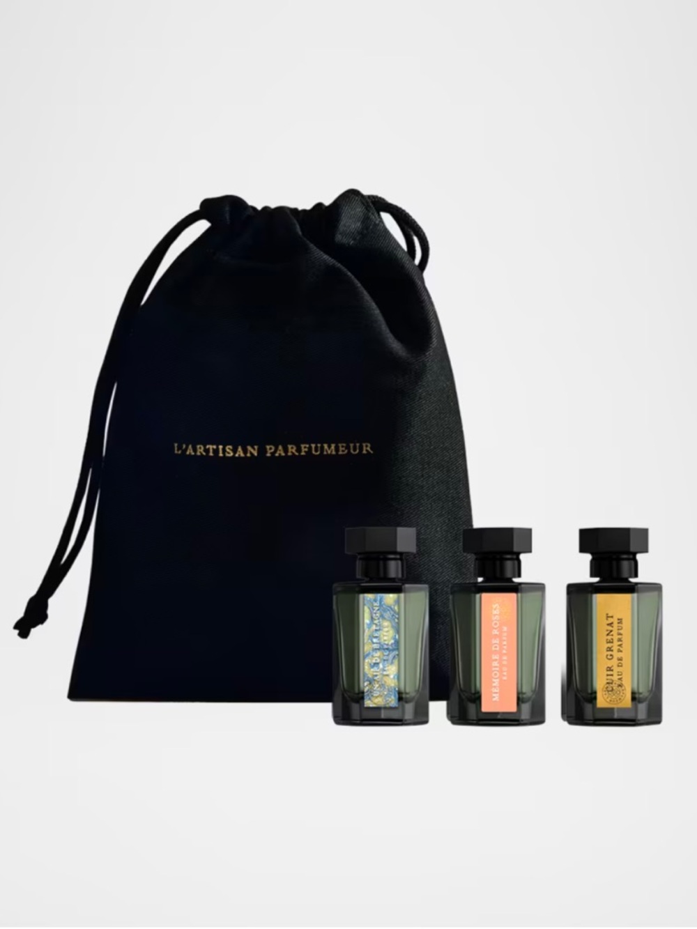 L'Artisan Parfumeur 3-pc Luxury Mini Scent Set 5ml x3 Pouch New in Box GWP